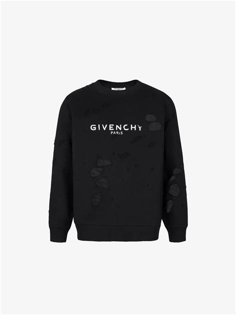 givenchy sweatshirt rainbow|sweatshirt givenchy paris destroyed.